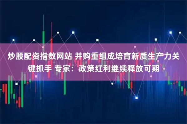 炒股配资指数网站 并购重组成培育新质生产力关键抓手 专家：政策红利继续释放可期